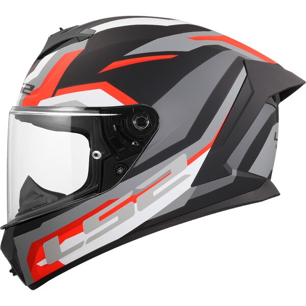[1682008313XL] Casco Moto Integral LS2 FF820 Rapid III Hyper Negro Rojo (3XL)