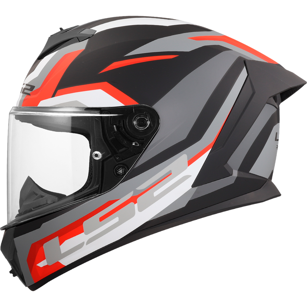 [1682008313XL] LS2 FF820 RAPID III HYPER Negro Rojo (3XL)