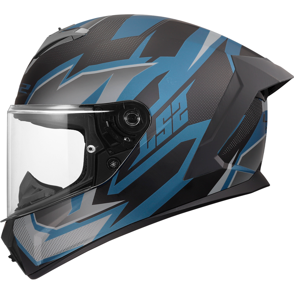 [1682011293XL] LS2 FF820 RAPID III XTREM PETROL Negro Azul (3XL)