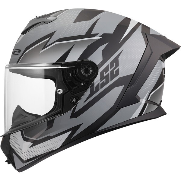 [1682011653XL] Casco Moto Integral LS2 FF820 Rapid III Xtrem Negro Gris (3XL)