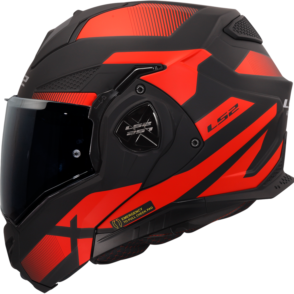 LS2 FF901 ADVANT X NOVA RED-06 Negro