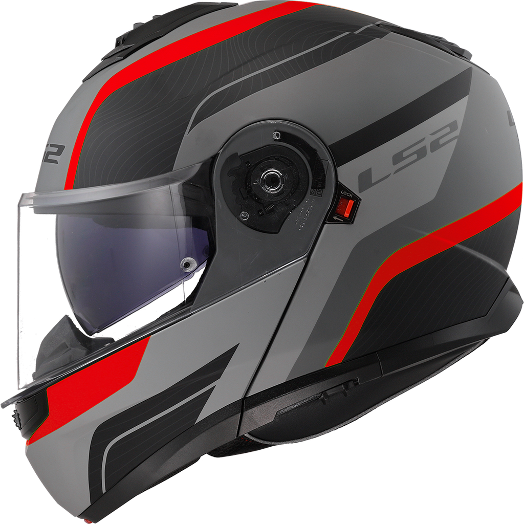 [5690822313XL] LS2 FF908 STROBE II MONZA RED-06 Negro Gris (3XL)