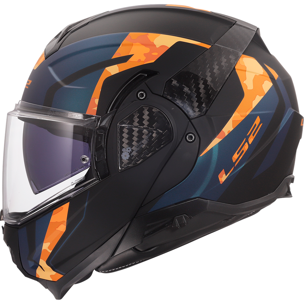[5691024513XL] LS2 FF910 ADVANT II GLIDE Negro Naranja (3XL)
