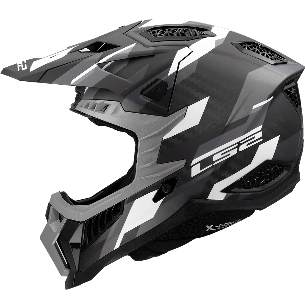 LS2 MX703 X-FORCE PHANTOM GREY-06 Negro