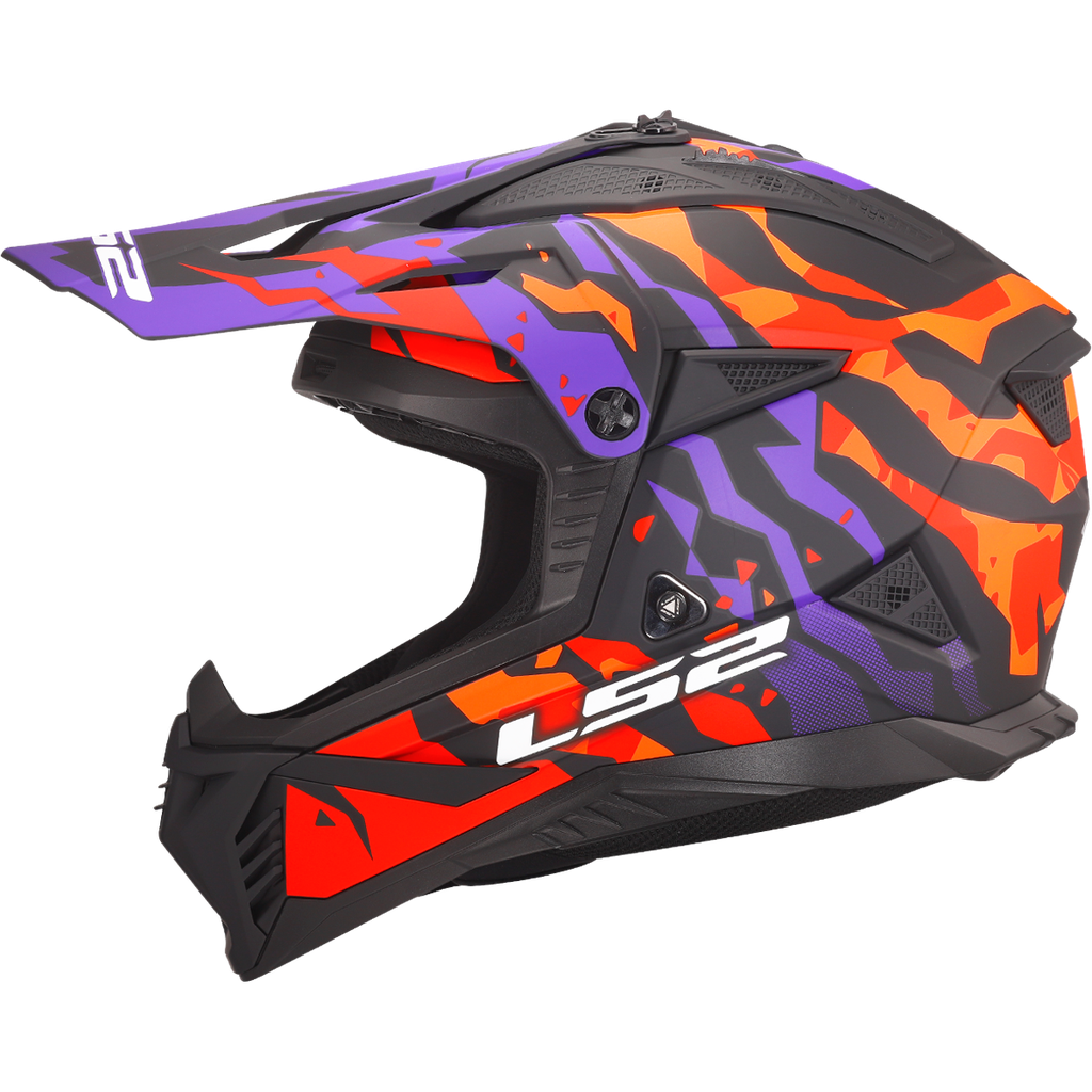 LS2 MX708 FAST II GROTESK ORANGE-06 Morado