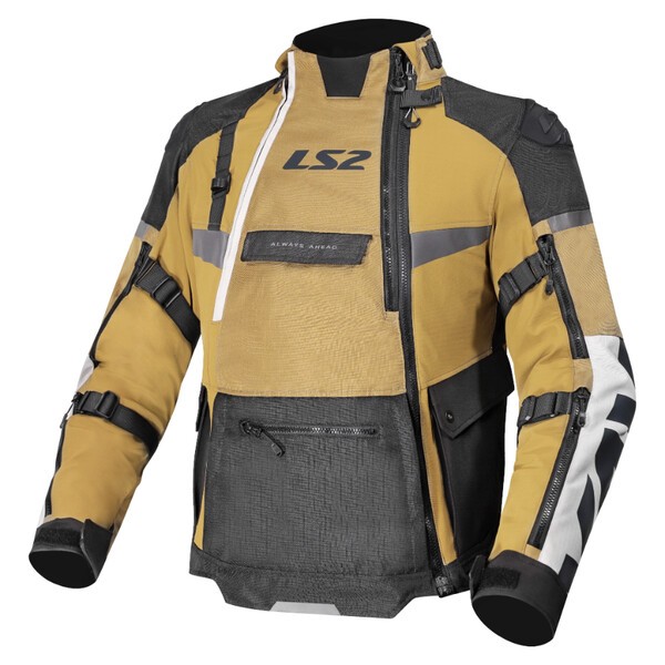 [64290F01173XL] Chaqueta Hombre LS2 X-MASTER SAND Negro Gris (3XL)
