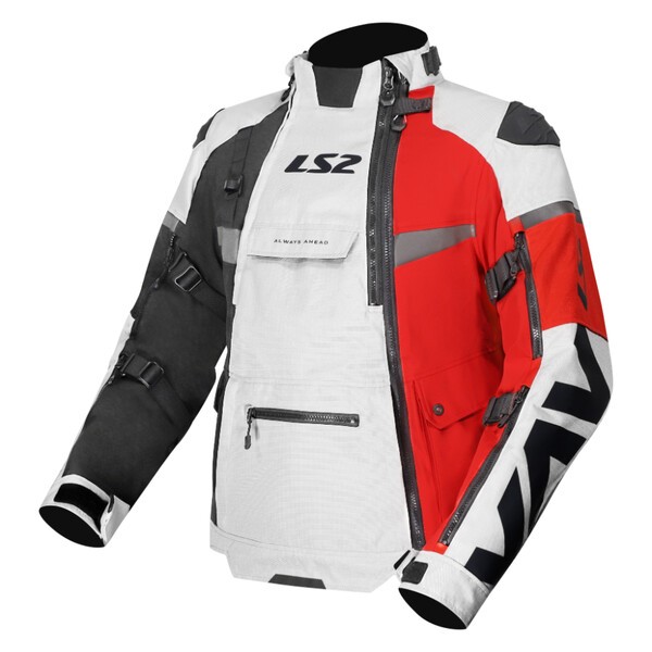 LS2 X-Master Man Jacket Black Grey Red