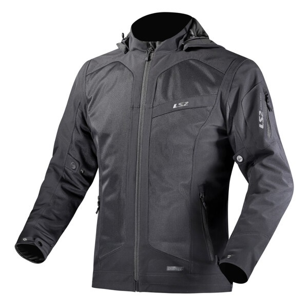 [64300S00123XL] LS2 Bolton Air Lady Jacket Black (3XL)