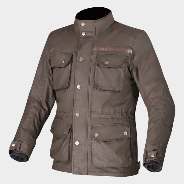 [64310W01643XL] LS2 Liberty Man Jacket Brown (3XL)