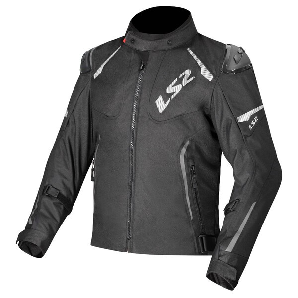 [64320W01123XL] LS2 Zoom Man Jacket Black (3XL)