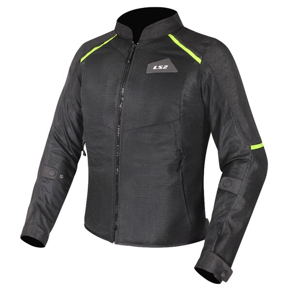 [64330S00543XL] Chaqueta Moto LS2 Breeze Mujer Negro Amarillo (3XL)