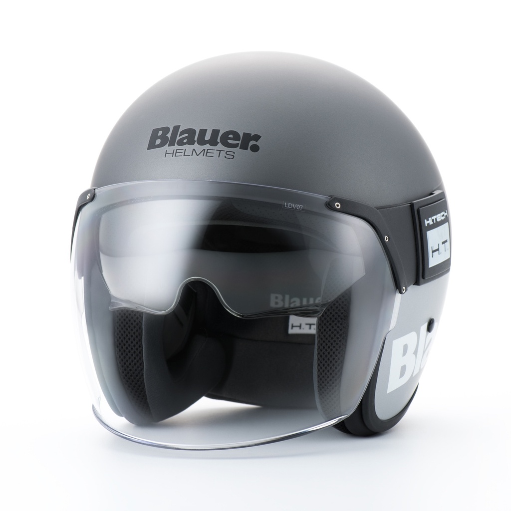 Casco Jet Blauer POD 06 H.t. Titanio