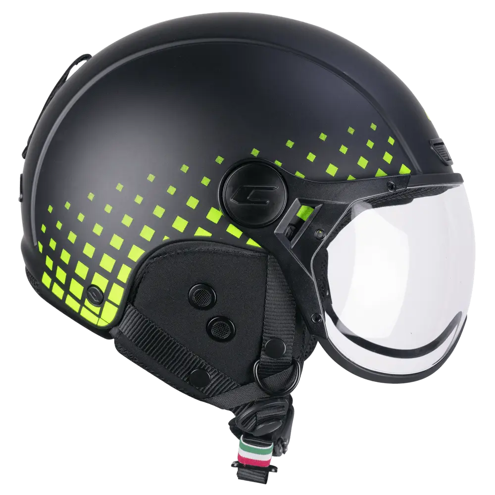 Casco bici CGM Ebi Tone negro mate flúor