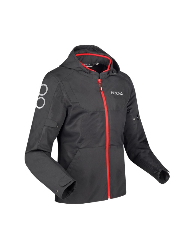 [BTB2041S] Bering Jacket PROFIL Black/Red (S)