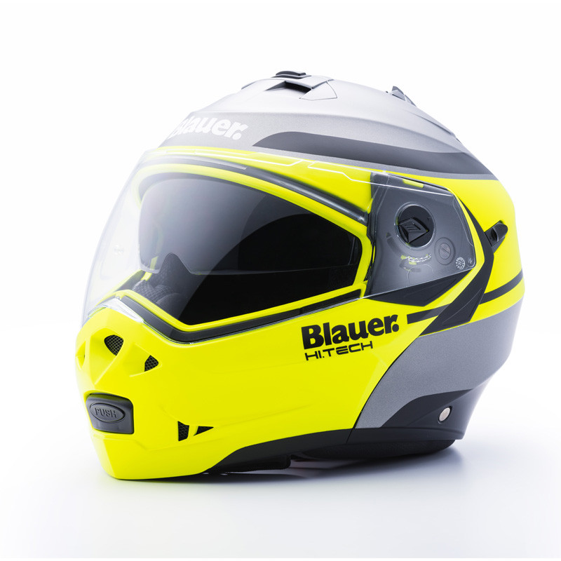 [CBKHUH972] Casco Modular Blauer Sky 2 Titanium Mate Amarillo Negro (XS)