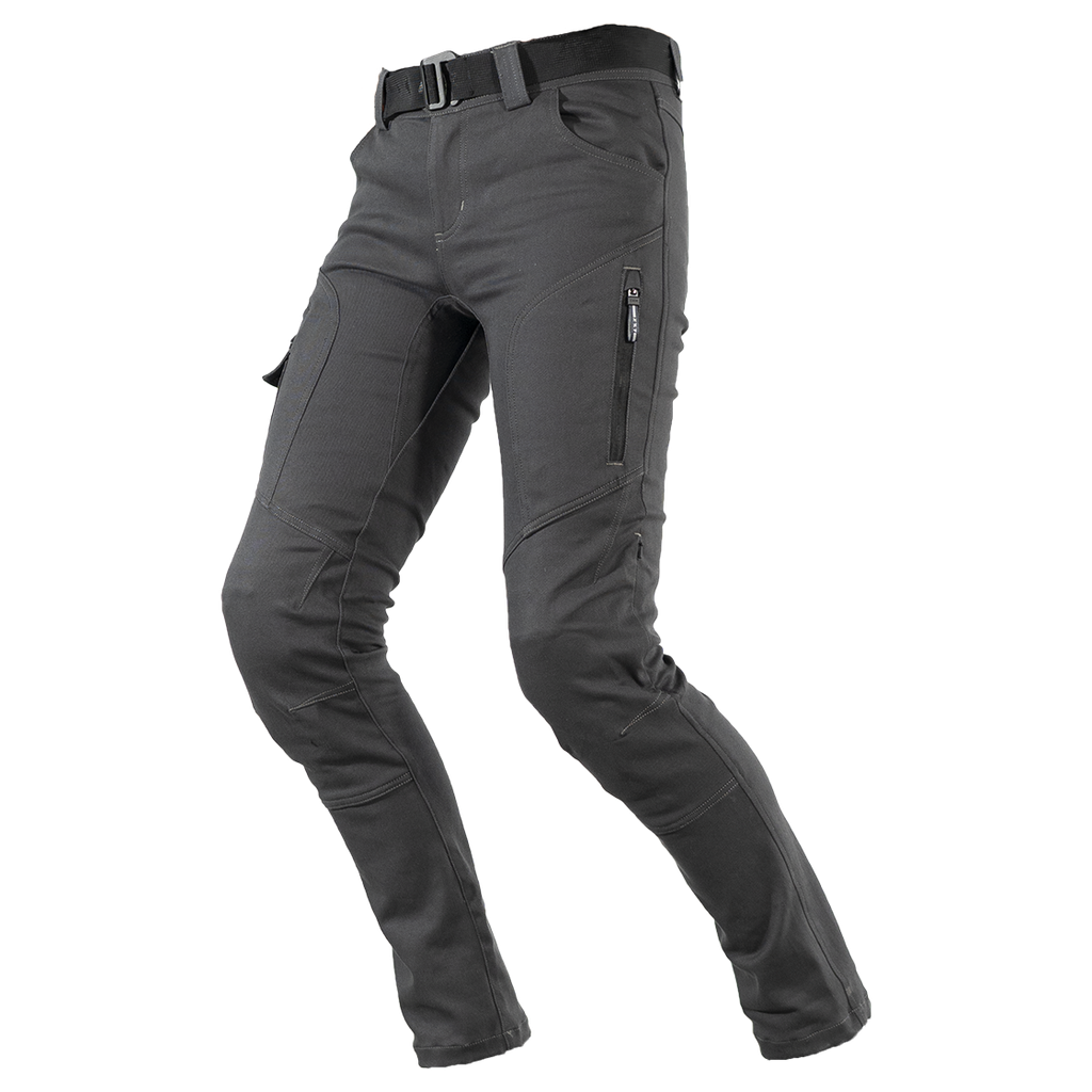 [65030C0107S] LS2 STRAIGHT MAN PANT DARK GREY (S)