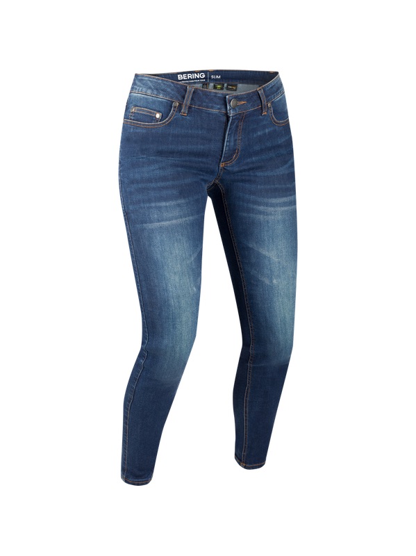 [BTP1069T6] Bering Trousers LADY TRUST Slim Blue washed (T6)