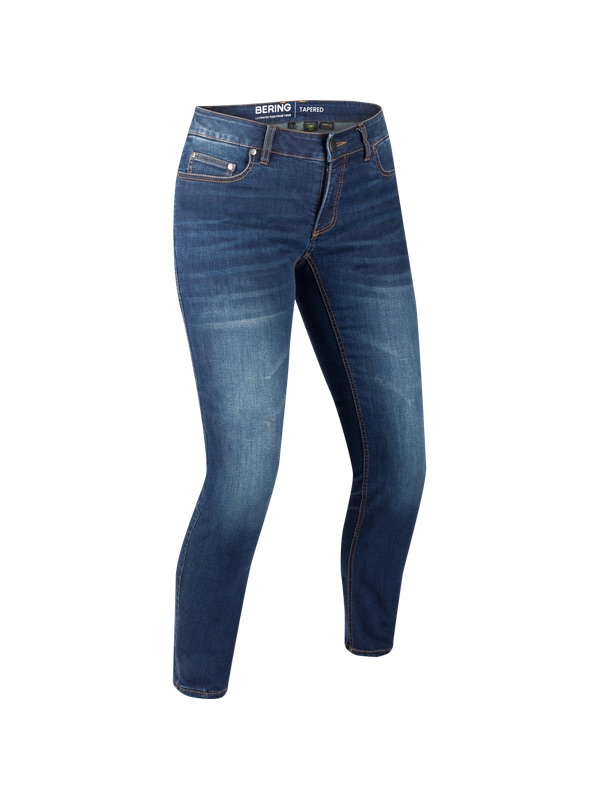 [BTP1079T6] Bering Trousers LADY TRUST Tapered Blue washed (T6)