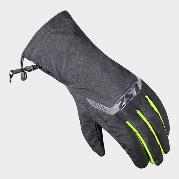 Guantes LS2 THERMORAIN H-V Negro Amarillo