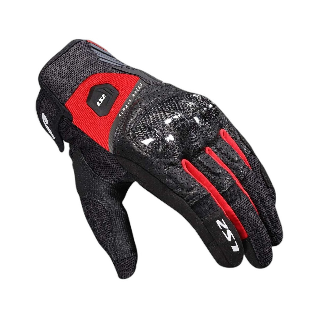 Guantes Moto LS2 Atom Hombre Negro