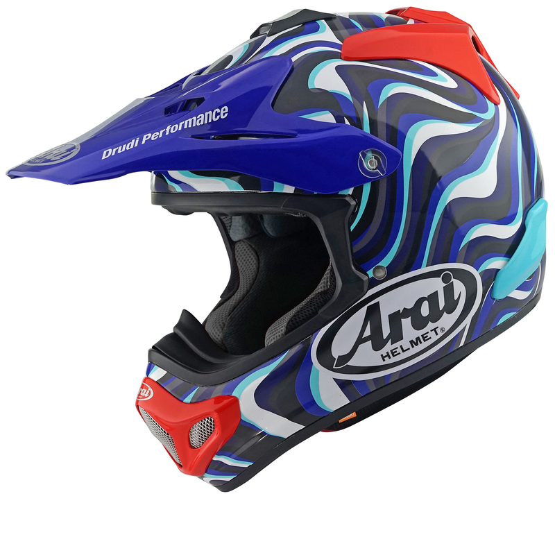 ARAI Casco ARAI MX-V EVO Stream - Azul - XL Azul