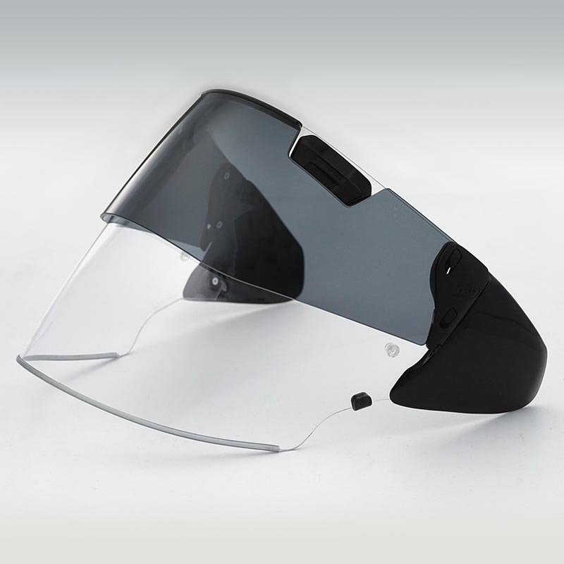 ARAI Kit ARAI Pro Shade VAS-Z (Pantalla Transparente+Visor solar), Negro Brillante Negro & OEM