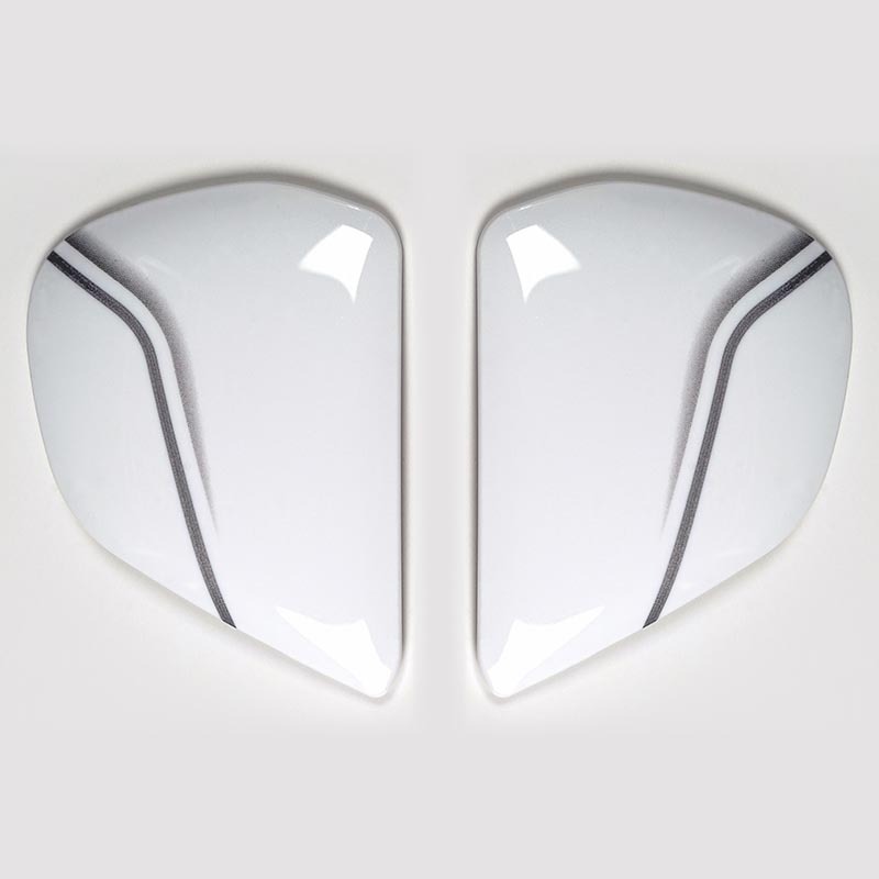 [55025456] ARAI Cubiertas laterales ARAI STINT Blanco (Compatible sistema VAS-V) Tintado
