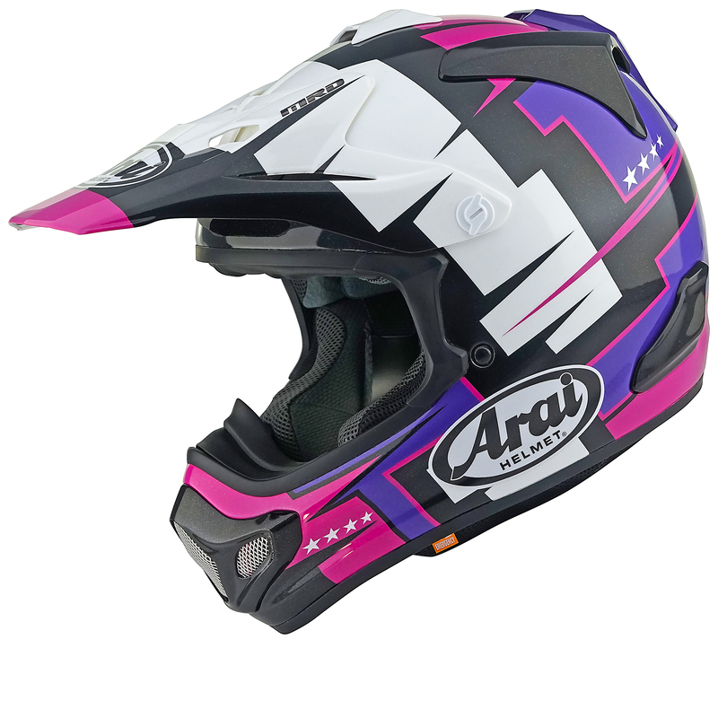 ARAI Casco ARAI MX-V EVO Battle - Morado - L Morado & Púrpura