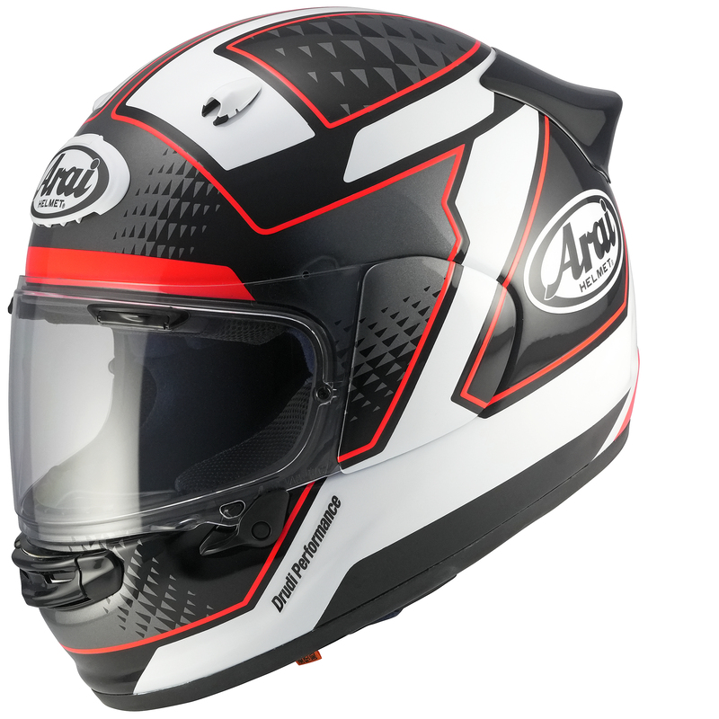 ARAI Casco ARAI Quantic Giu - Rojo - XS Blanco & Negro & Rojo & Rojo