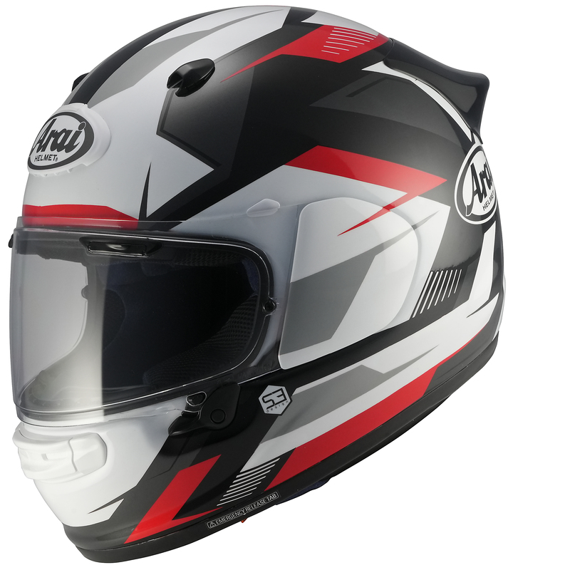 [177-0379-03] ARAI Casco ARAI Quantic Supra - Rojo - M Blanco & Negro & Rojo & Rojo