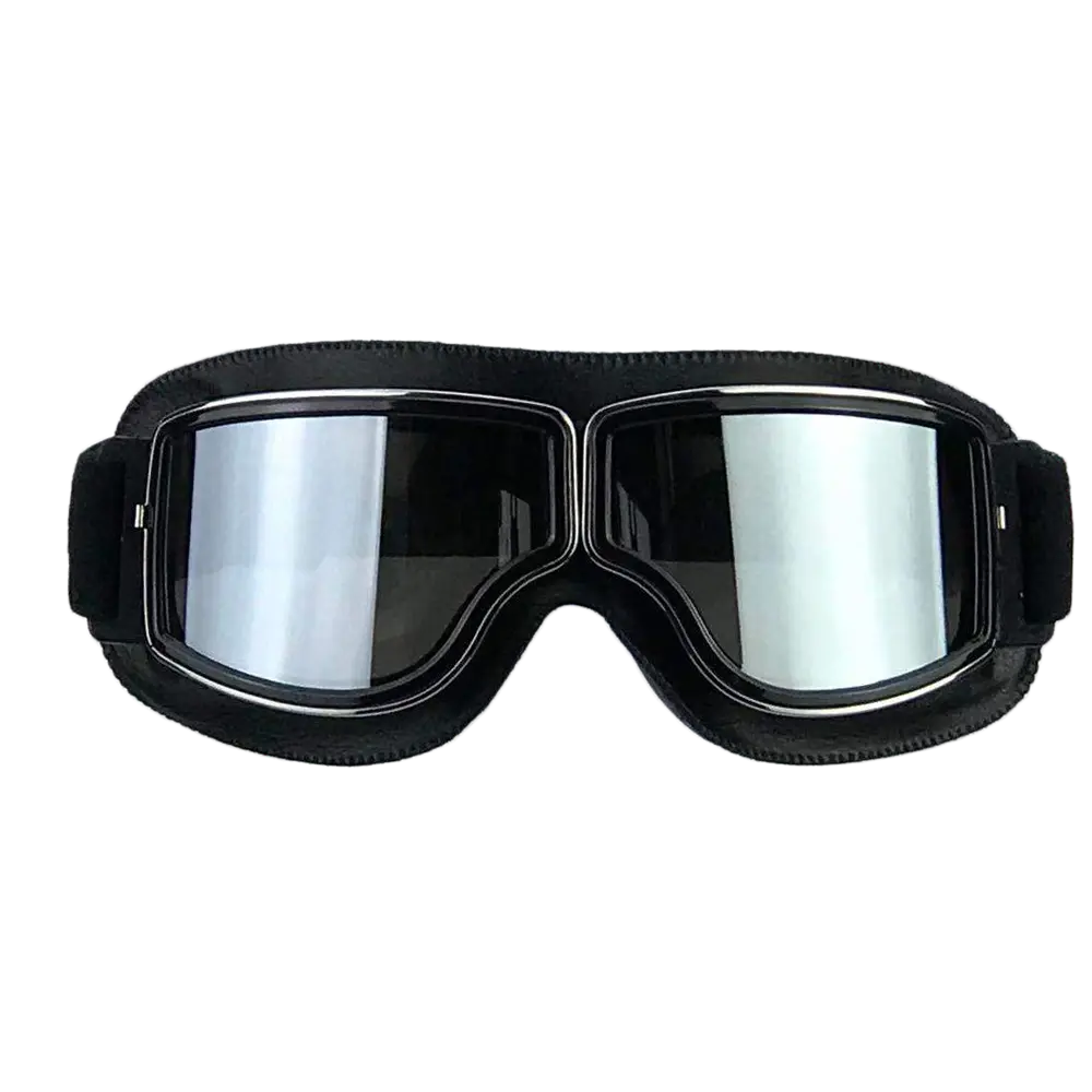 CGM gafas California negro lente espejo