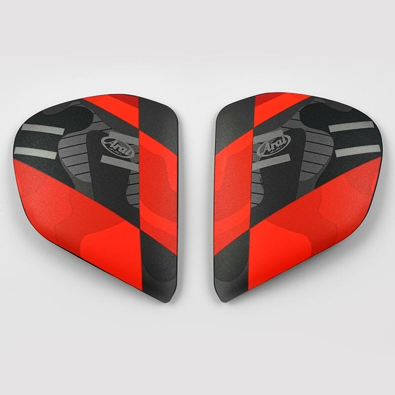 ARAI Cubiertas laterales ARAI PATCH Rojo (Compatible sistema VAS-V) Rojo