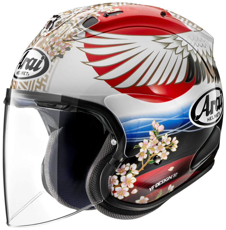 [148-0355-01] ARAI Casco ARAI SZ-R Evo Tsubasa - Replica - XS Blanco & Réplica