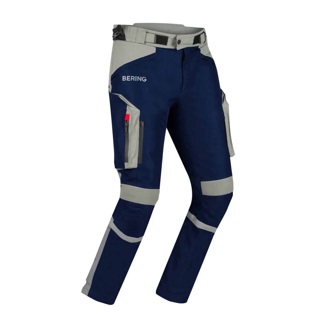 [BTP901S] Pantalón Bering Austral GTX Azul Marino/Gris/Rojo (S)