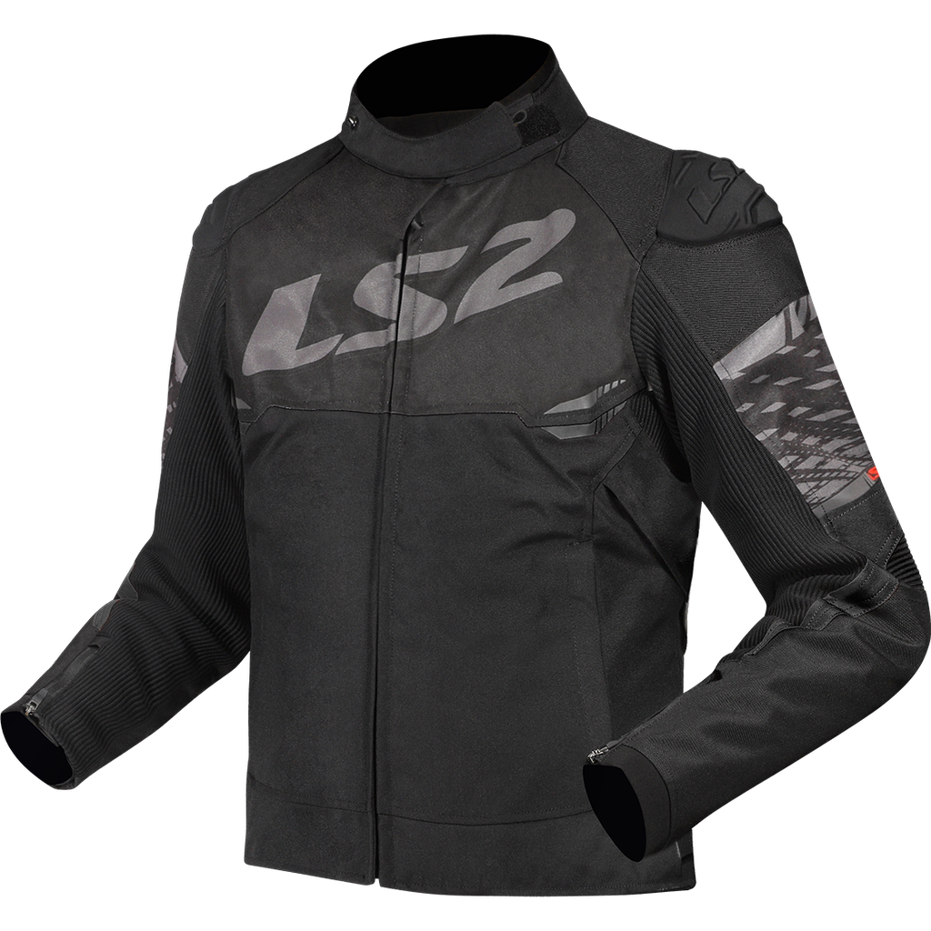 [64270W0007XS] Chaqueta Moto LS2 Apex Mujer Negro Oscuro Gris (XS)