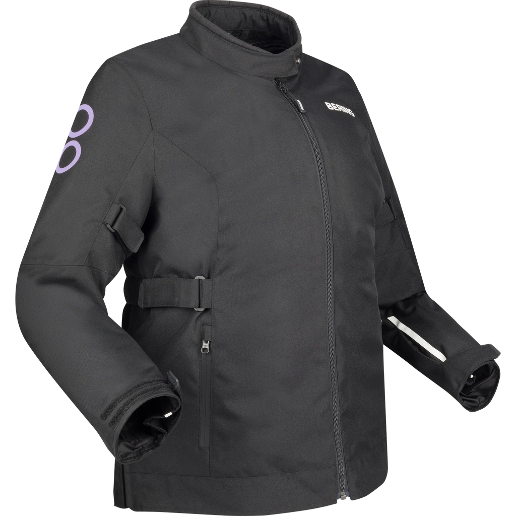 Bering Long jacket LADY PAMELA QS Black/Lilac