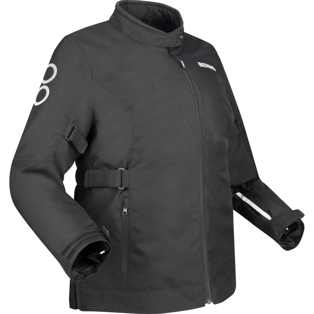 Bering Long jacket LADY PAMELA QS Black/White