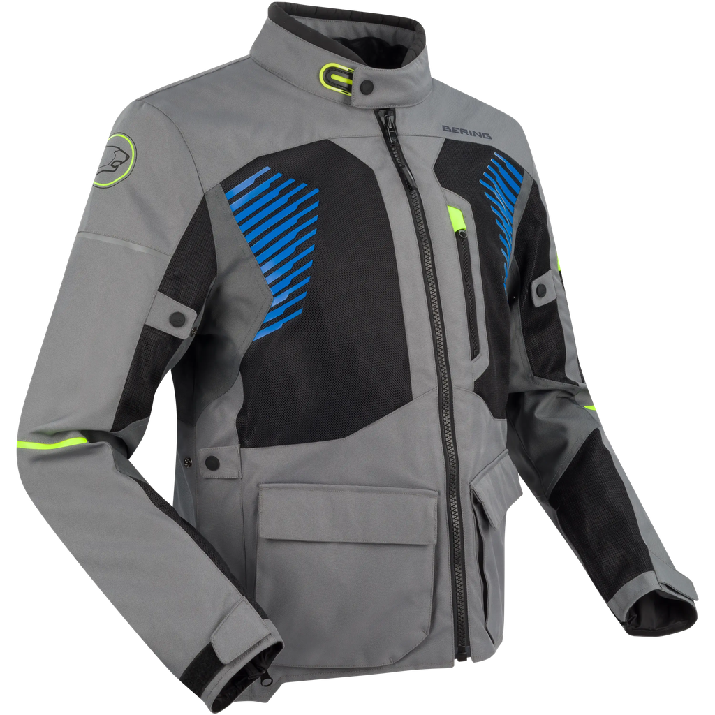 Chaqueta Bering Bakundu Gris/Negro/Azul