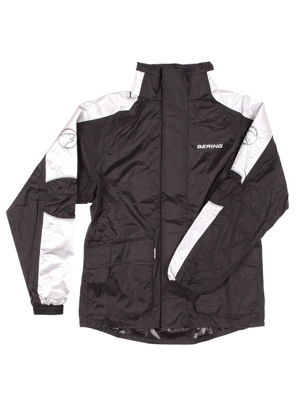[PLV078XS] Chaqueta Bering Maniwata Negro/Plata (XS)