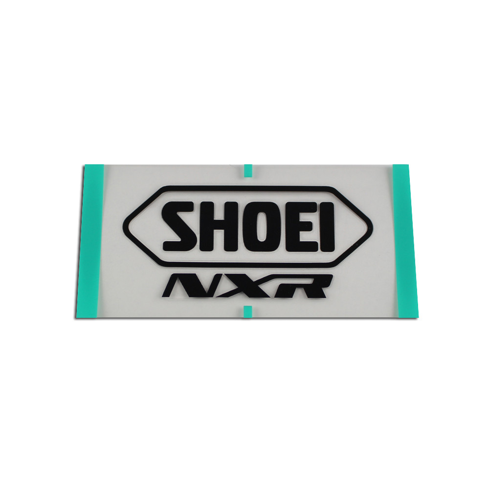 [090120STCMTBLK] Recambio Shoei Logo Posterior Nxr Negro Mate