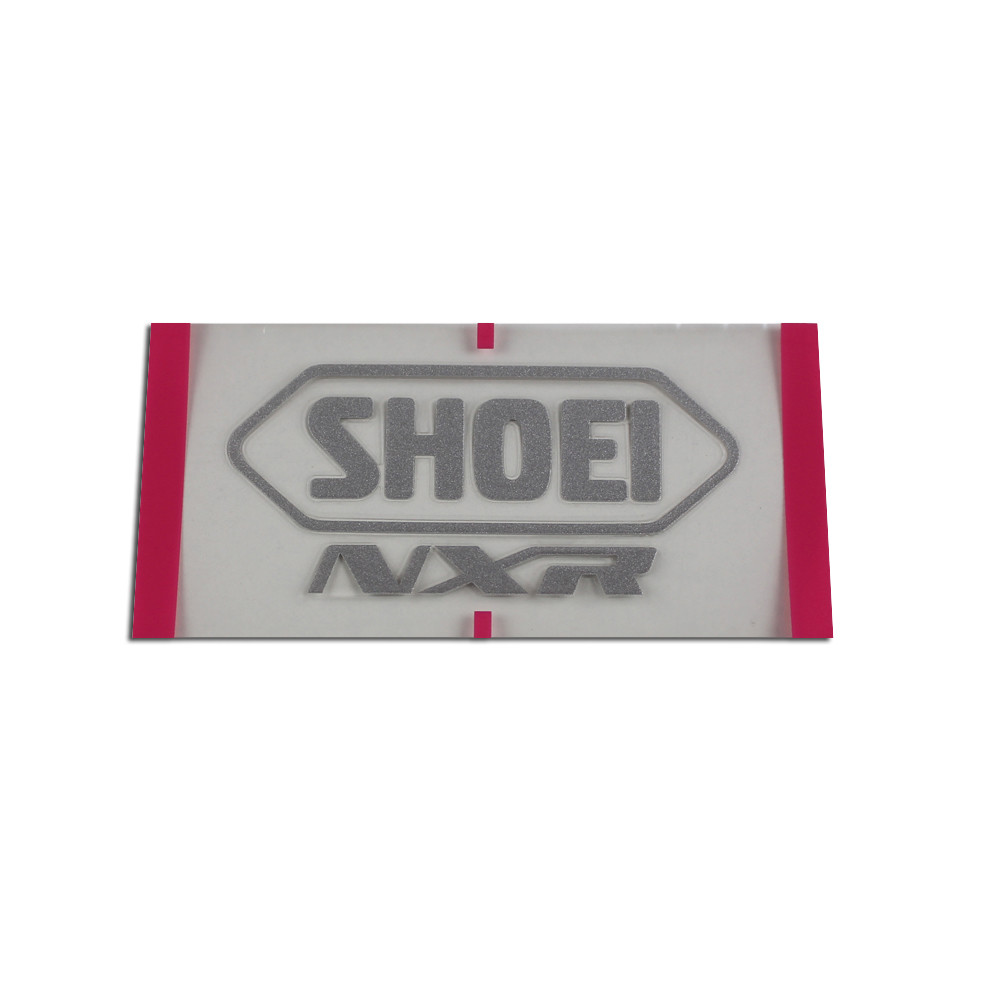 [090120STCSLV] Recambio Shoei Logo Posterior Nxr Gris Plata