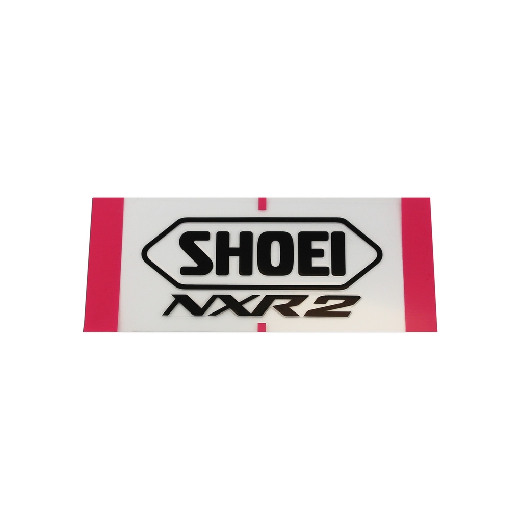 [090140STCBLK] Recambio Shoei Logo Posterior Nxr 2 Negro
