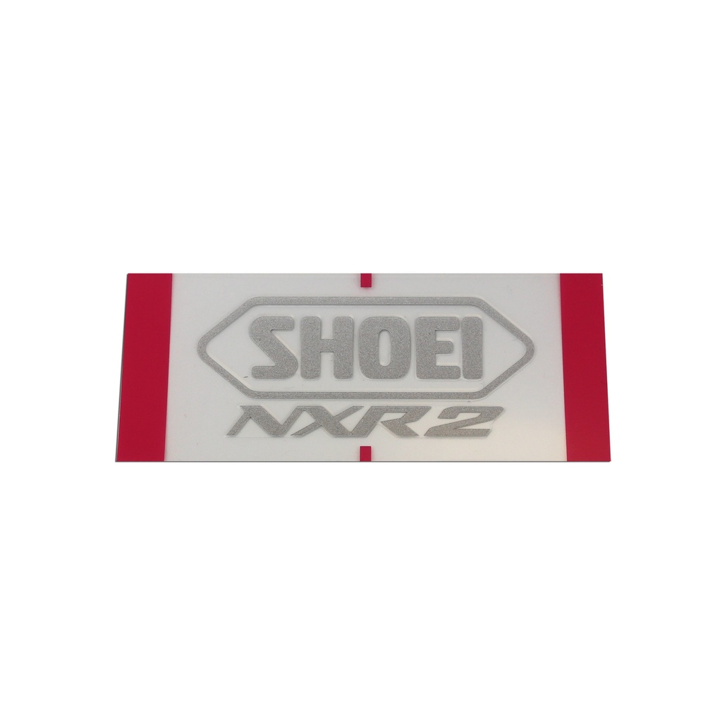 Recambio Shoei Logo Posterior Nxr 2 Gris Plata
