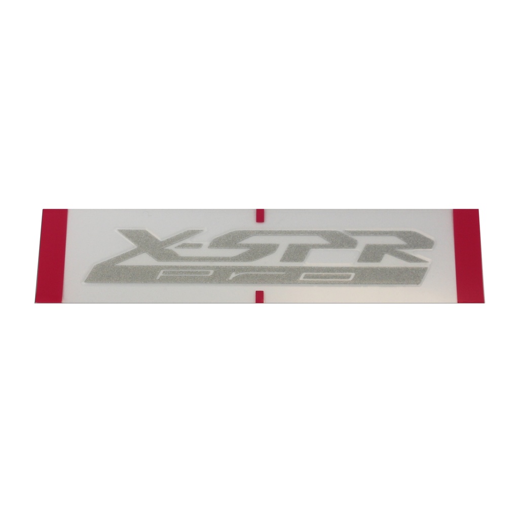 [09015STCRSLV] Recambio Shoei Logo Posterior X-spr PRO Gris Plata
