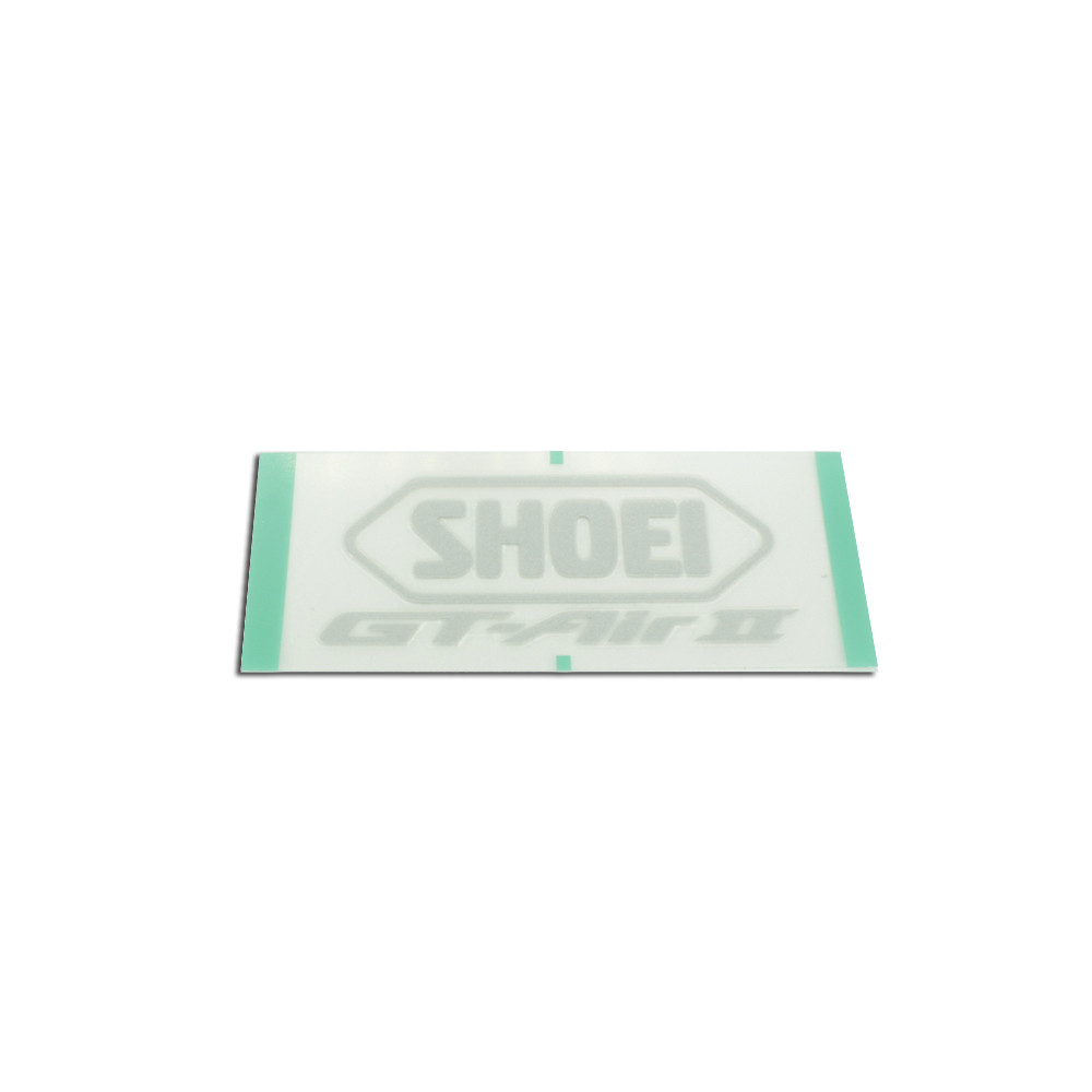 [090GT2RSTMTSLV] Recambio Shoei Logo Posterior Gt-air 2 Gris Mate