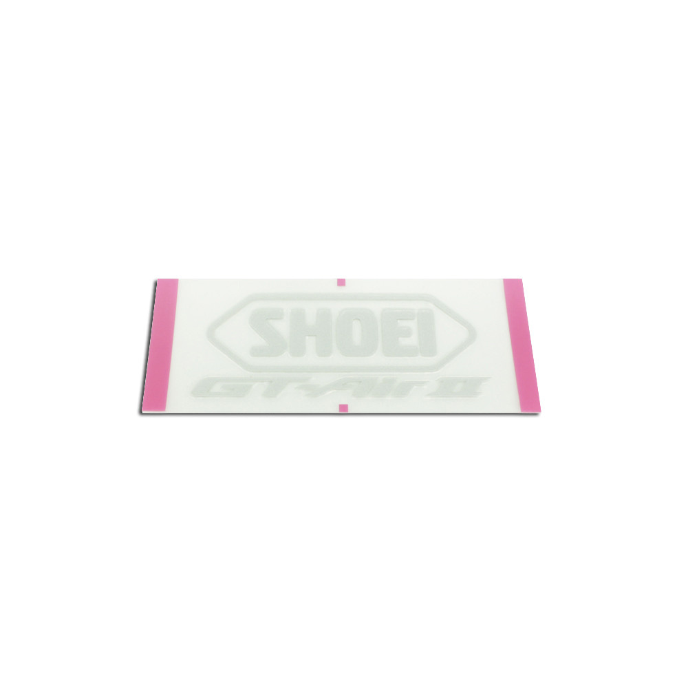 [090GT2RSTSLV] Recambio Shoei Logo Posterior Gt-air 2 Gris Plata