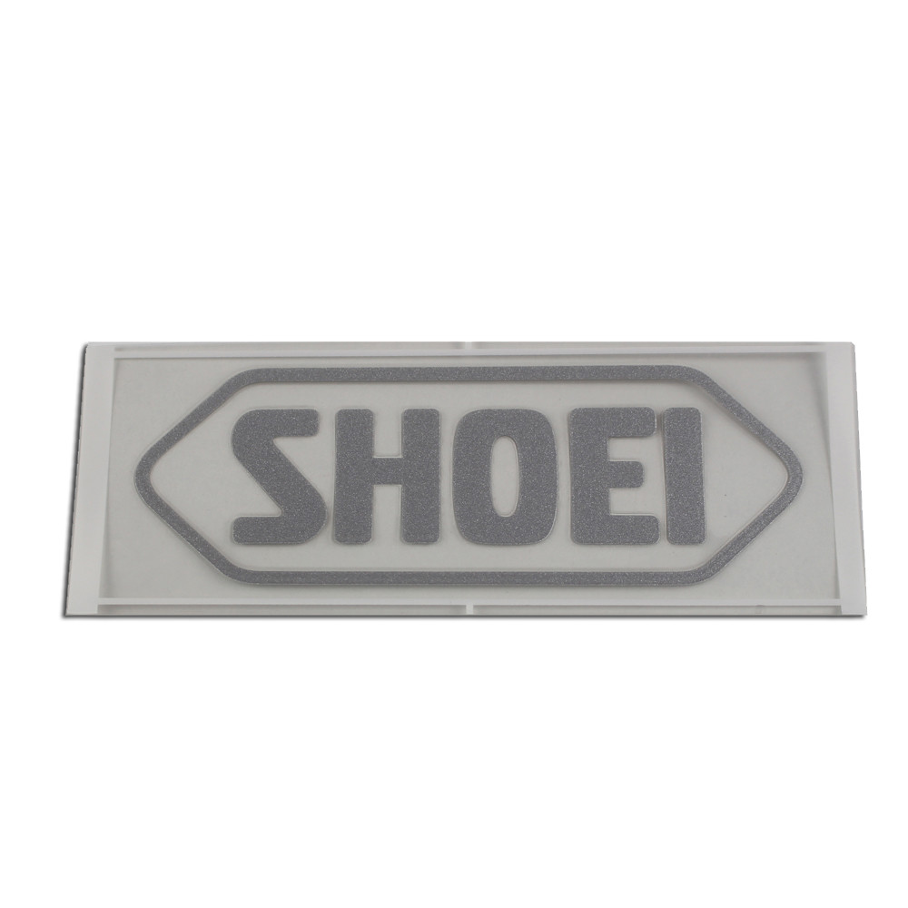 [090HL95SLV] Recambio Shoei Logo Frontal 95MM Gris Plata