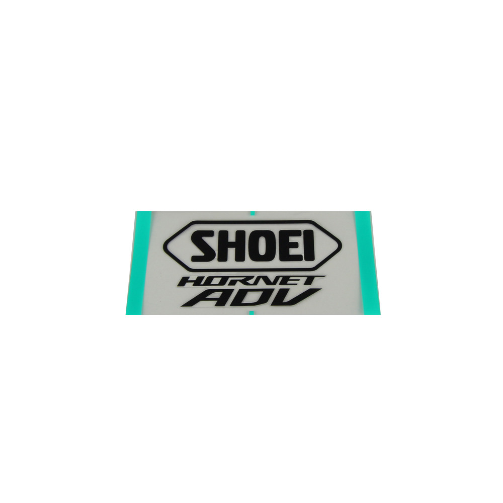 [090HTAVSTMTBLK] Recambio Shoei Logo Posterior Hornet Adv / 06 Negro Mate