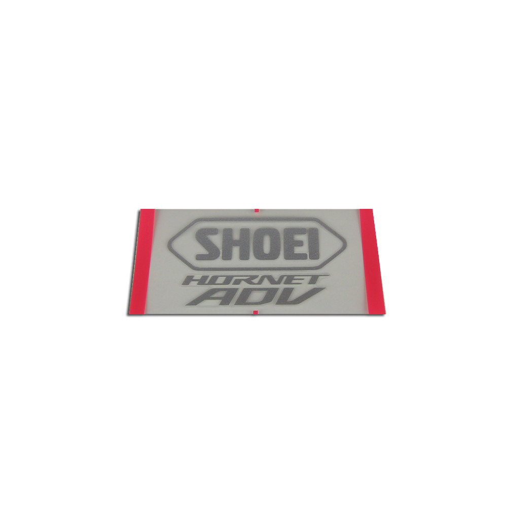 [090HTAVSTSLV] Recambio Shoei Logo Posterior Hornet Adv / 06 Gris Plata