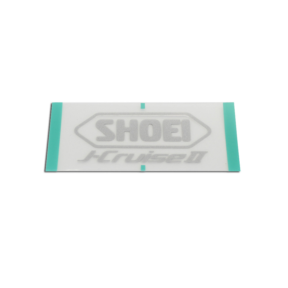 [090JC2RSTMTSLV] Recambio Shoei Logo Posterior J-cruise 2 Gris Mate